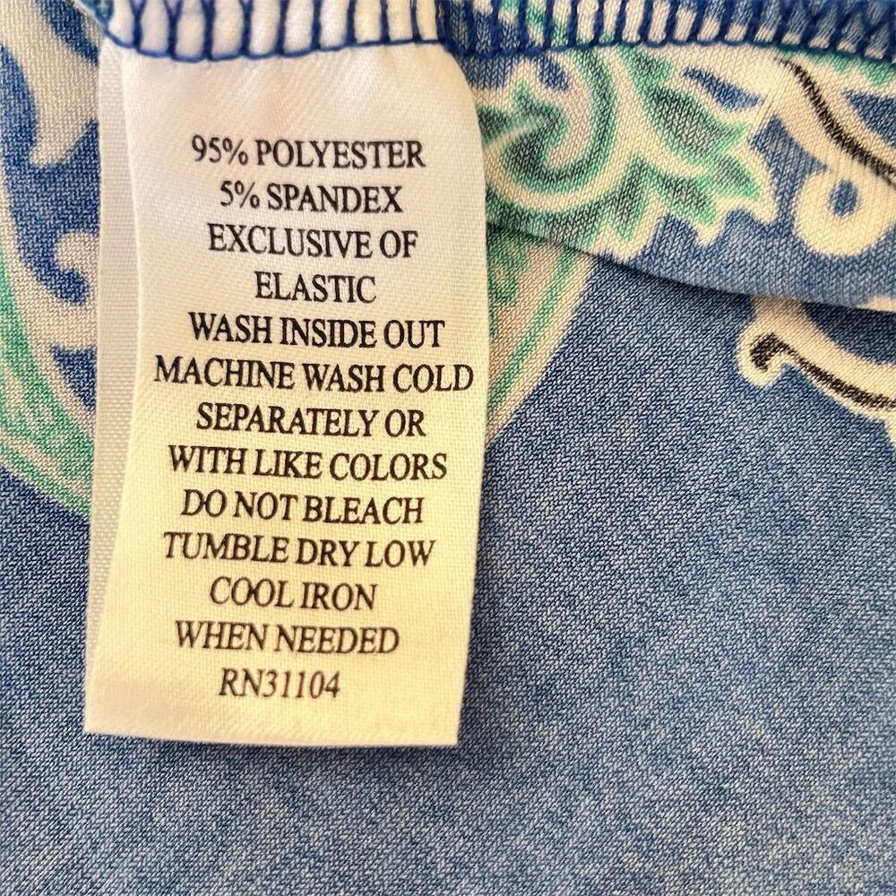 Madison Women's Paisley Tunic Blouse Multicolor Size S - Picture 3 of 8